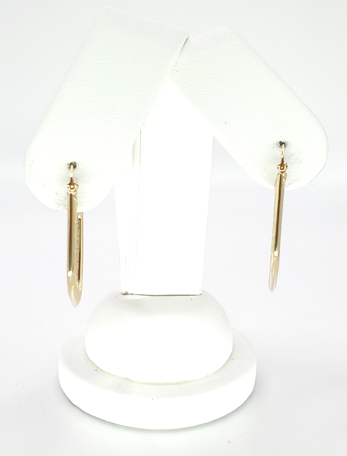 18K Yellow Gold Square Hoop Set