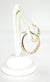 18K Yellow Gold Twisted Hoop Earrings