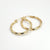 18K Yellow Gold Twisted 25mm Dia. Hoop Earrings