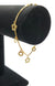 22K Yellow Gold 7.75" Double Bead Chain Bracelet