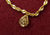 22K Yellow Gold 7.5" Rope Chain Bracelet