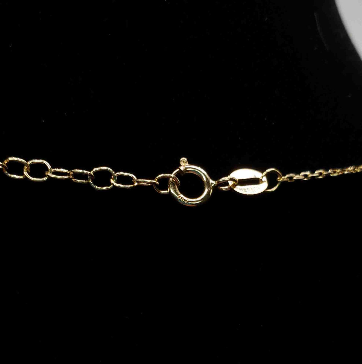 18K Yellow Gold 3 Tier Necklace