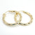 18K Yellow Gold Hoop 26.25mm Dia. Earring