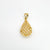 22k Yellow Gold Tear Drop Pendant